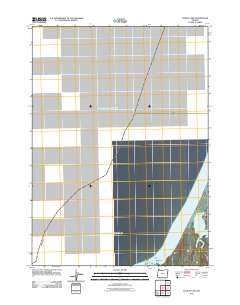 Floras Lake 2011 topographic map thumbnail