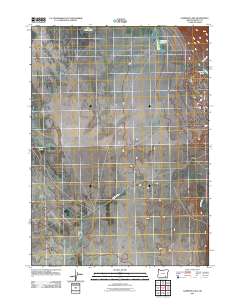 Garrison Lake 2011 topographic map thumbnail