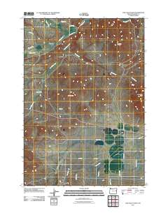 Cow Valley West 2011 topographic map thumbnail