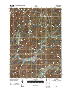 Drain 2011 topographic map thumbnail