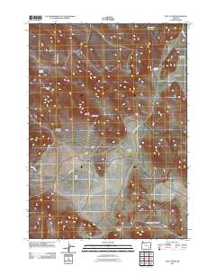 Folly Farm 2011 topographic map thumbnail