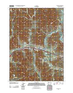 Gold Hill 2011 topographic map thumbnail