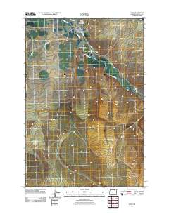 Echo 2011 topographic map thumbnail