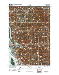 Kalama 2011 topographic map thumbnail
