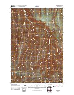 Gurdane 2011 topographic map thumbnail