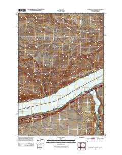 Heppner Junction 2011 topographic map thumbnail