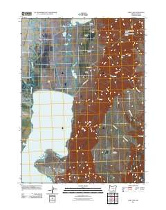 Hart Lake 2011 topographic map thumbnail
