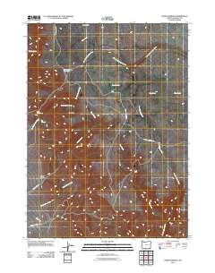 Hoppin Springs 2011 topographic map thumbnail