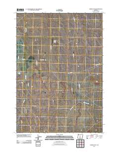 Horse Butte 2011 topographic map thumbnail