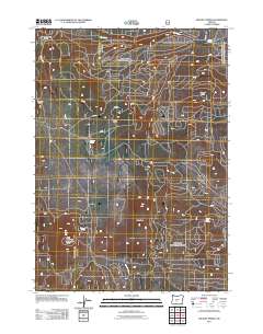 Wickiup Spring 2011 topographic map thumbnail
