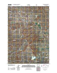 Tumalo Dam 2011 topographic map thumbnail