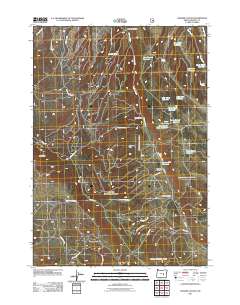 Holmes Canyon 2011 topographic map thumbnail