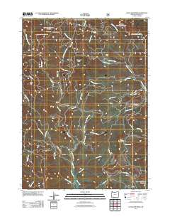 Cleveland Ridge 2011 topographic map thumbnail