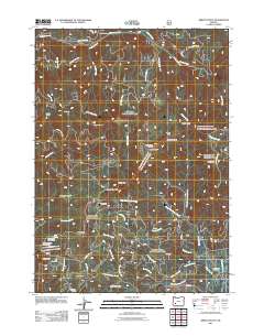 Abbott Butte 2011 topographic map thumbnail