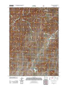 Pringle Flat 2011 topographic map thumbnail