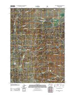 Rail Creek Butte 2011 topographic map thumbnail