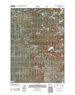 Santiam Junction 2011 topographic map thumbnail