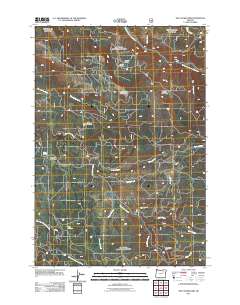 The Cockscomb 2011 topographic map thumbnail