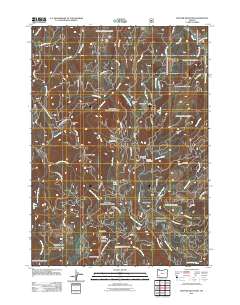 Richter Mountain 2011 topographic map thumbnail
