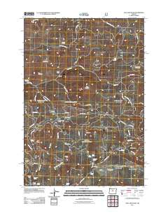 Opal Mountain 2011 topographic map thumbnail
