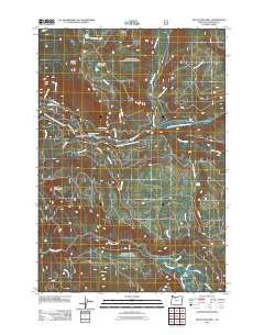Mount Mitchell 2011 topographic map thumbnail