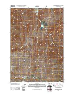 Brewer Reservoir 2011 topographic map thumbnail