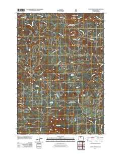 Coffin Mountain 2011 topographic map thumbnail