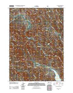 Cox Flat 2011 topographic map thumbnail