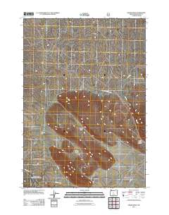 Horse Ridge 2011 topographic map thumbnail