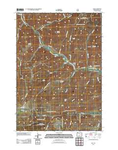 Izee 2011 topographic map thumbnail