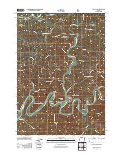 North Fork 2011 topographic map thumbnail