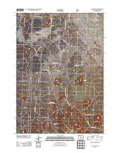 Plot Butte 2011 topographic map thumbnail