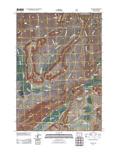 Paulina 2011 topographic map thumbnail