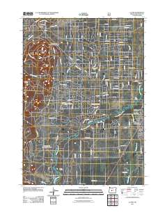 La Pine 2011 topographic map thumbnail