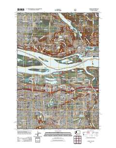 Camas 2011 topographic map thumbnail