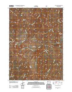Chetco Peak 2011 topographic map thumbnail
