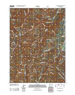 Onion Mountain 2011 topographic map thumbnail
