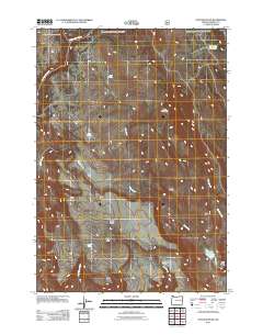 Otis Mountain 2011 topographic map thumbnail