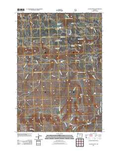 Collins Butte 2011 topographic map thumbnail