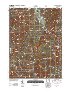 China Flat 2011 topographic map thumbnail