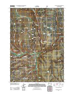 Hughet Valley 2011 topographic map thumbnail