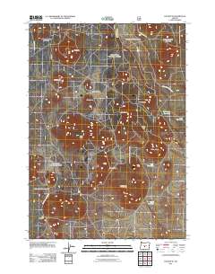 Fox Butte 2011 topographic map thumbnail