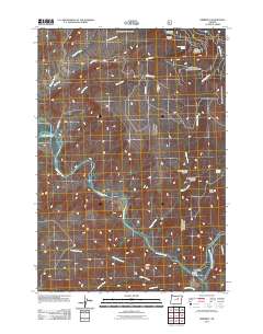 Kimberly 2011 topographic map thumbnail