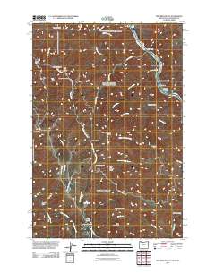 Jim Creek Butte 2011 topographic map thumbnail