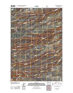 Wolf Run 2011 topographic map thumbnail
