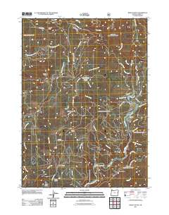 Bosley Butte 2011 topographic map thumbnail