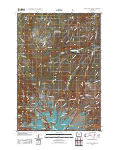 Mount Hood North 2011 topographic map thumbnail