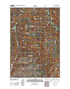 China Cap 2011 topographic map thumbnail