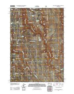 Buck Trough Spring 2011 topographic map thumbnail