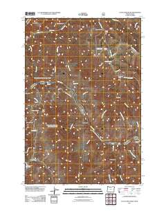 Cactus Mountain 2011 topographic map thumbnail